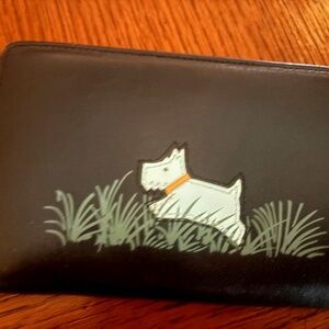 Radley London Bi Fold Wallet Wheaten Scottie with garment bag